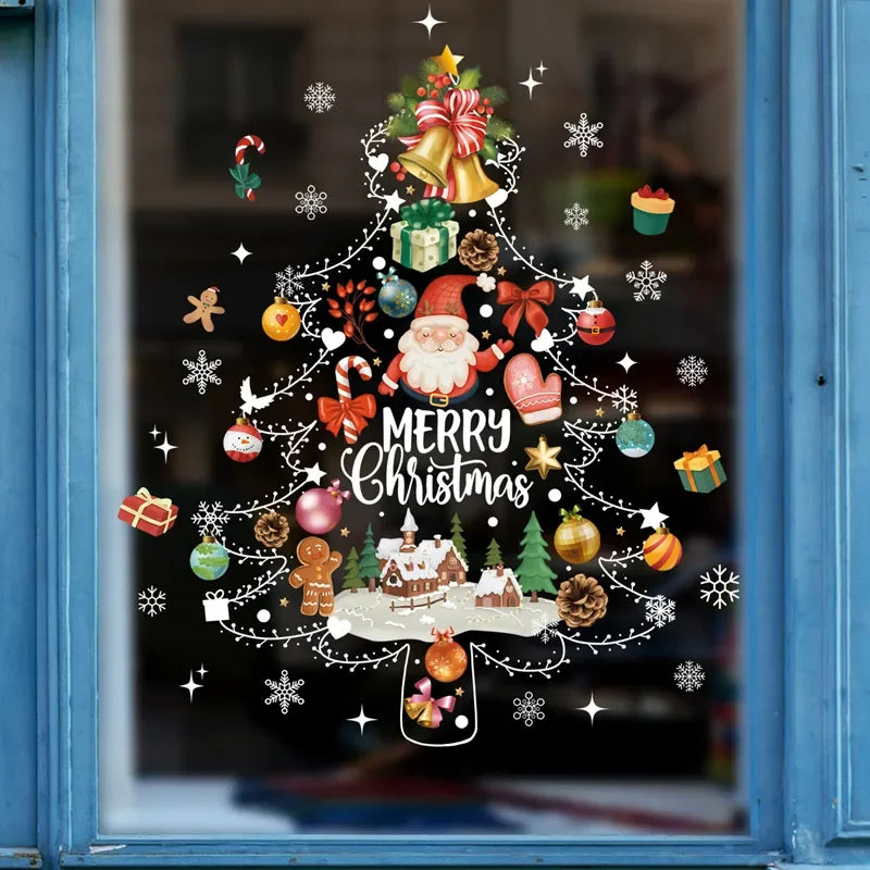 Clear Window Clings for Holiday Decor