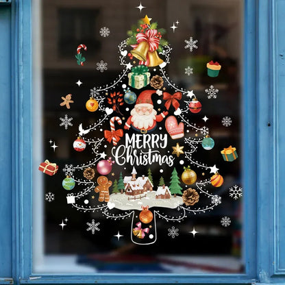 Clear Window Clings for Holiday Decor