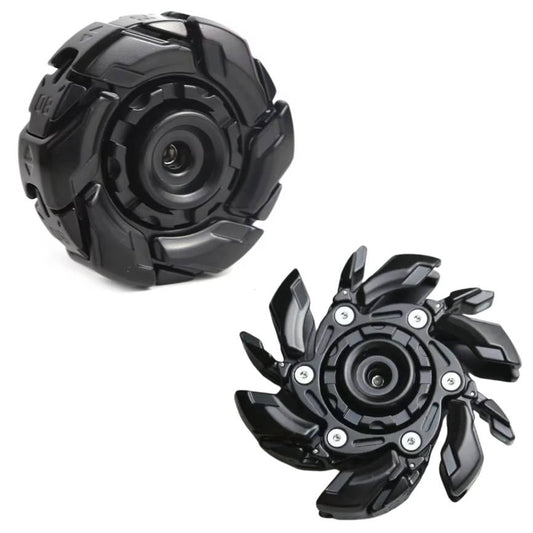 Compact Stainless Steel Fidget Toy with Spin Wings - Luxicro