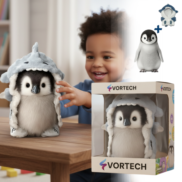 Cuddly Penguin Soft Toy - Luxicro