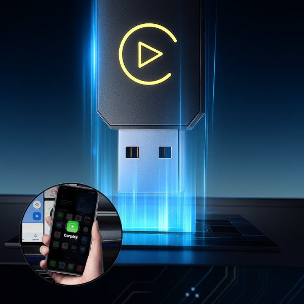 Compact iPhone CarPlay USB Adapter