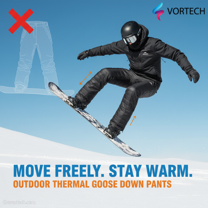 Warm Waterproof Snow Pants for Men