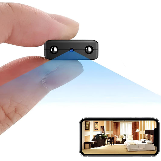 Compact WiFi Security Camera with Night Vision Audio - Luxicro