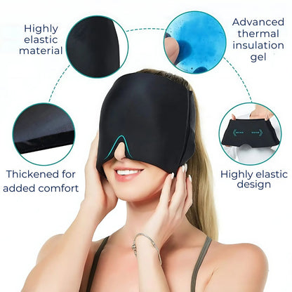 Cooling Relief Hood for Headache and Migraine Pain