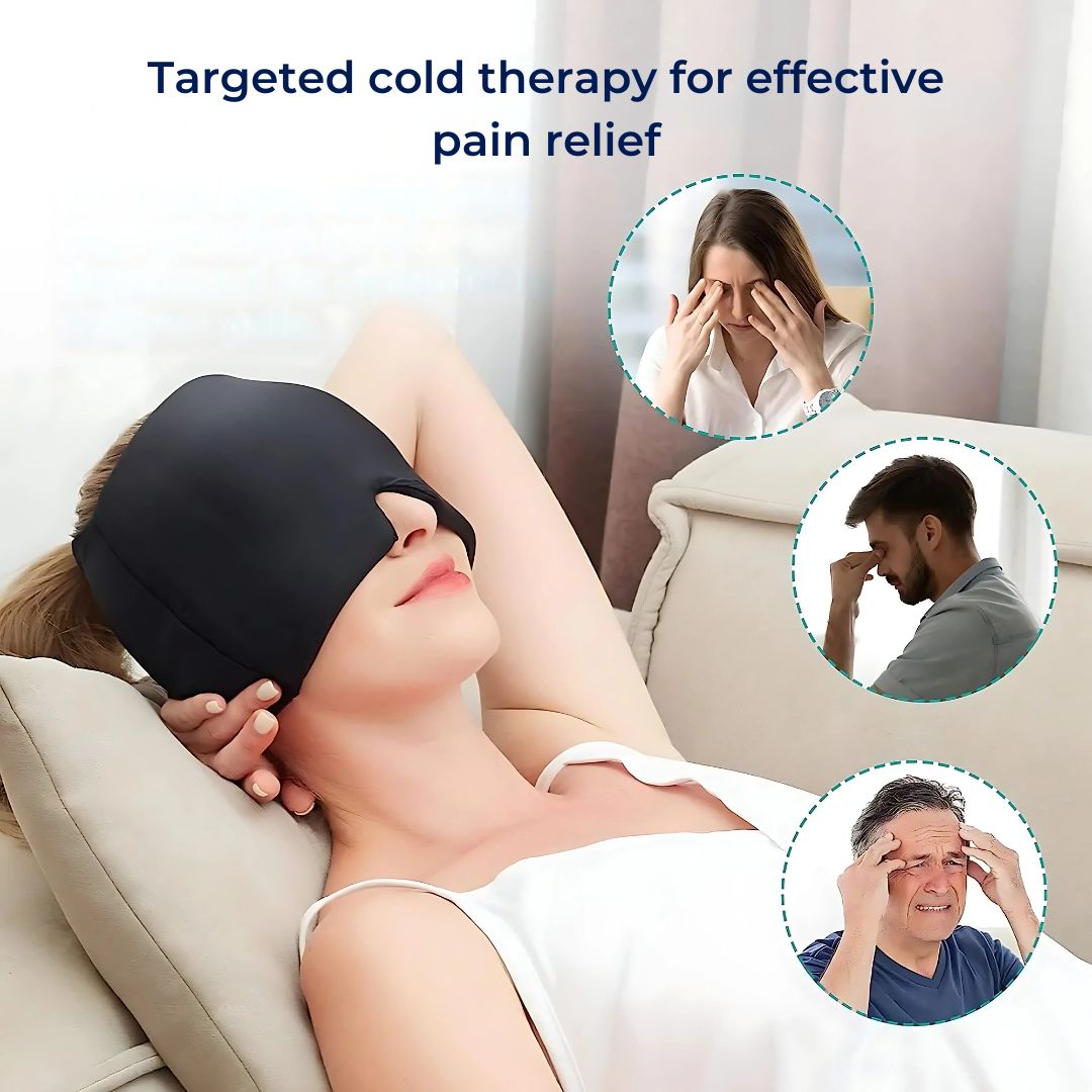 Cooling Relief Hood for Headache and Migraine Pain
