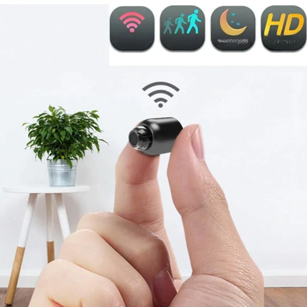 Compact WiFi Security Camera Night Vision Motion Detector