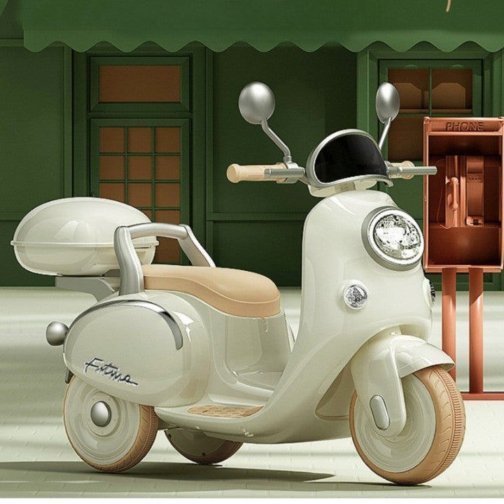 Cool Retro Children's Electric Trike Bicycle - Luxicro