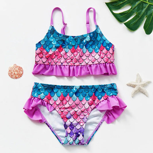 Adorable Kids Swimwear Set - Quick Dry Summer Bikini - Luxicro