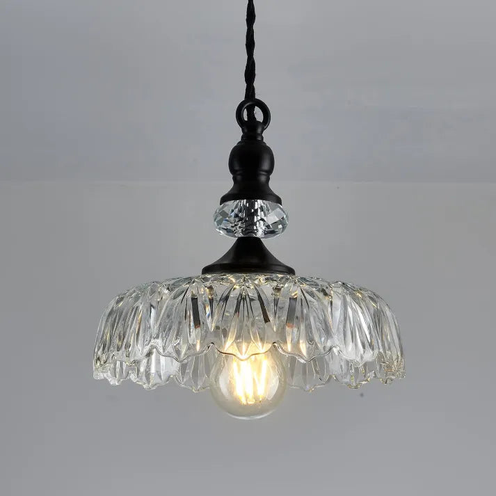 Small Vintage Metal Kitchen Pendant Light Fixture