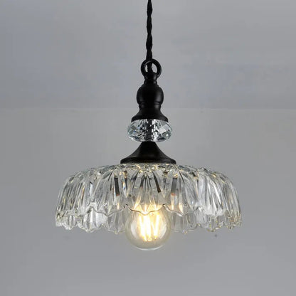 Small Vintage Metal Kitchen Pendant Light Fixture