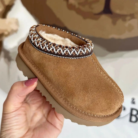 Cozy Childrens Small Scuff Slippers - Luxicro