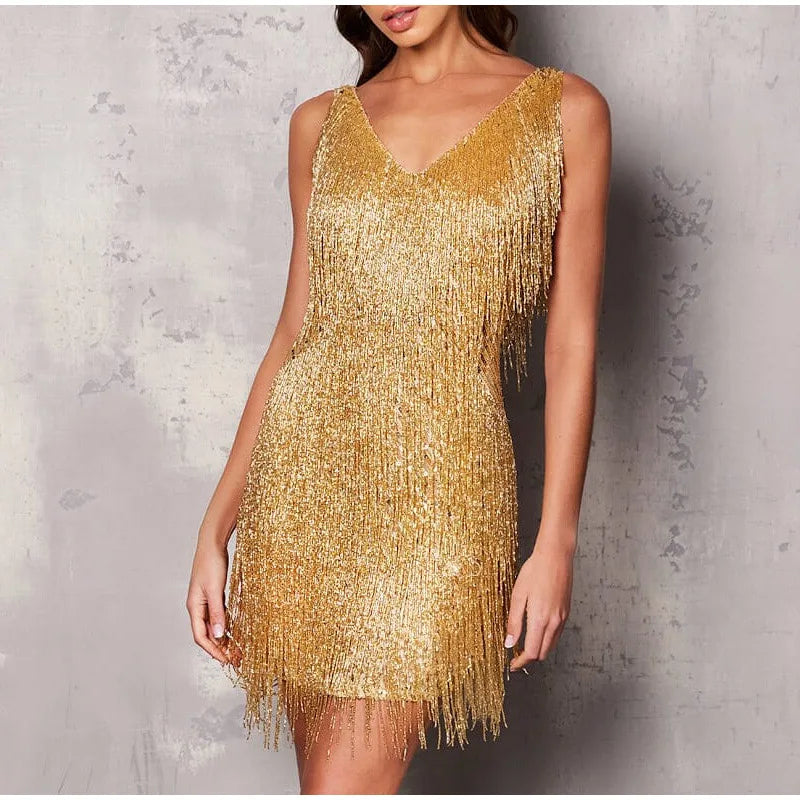 Glittery Party Dress for Women - Luxicro