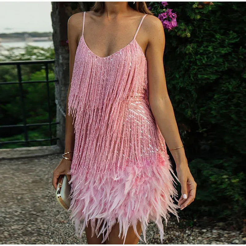 Glittery Party Dress for Women