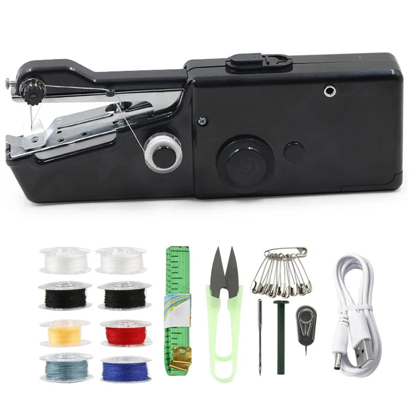 Compact Automatic Sewing Machine for Home Use