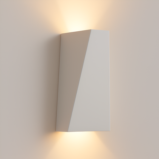 Contemporary LED Wall Sconce - Thin Dual Light Fixture - Luxicro