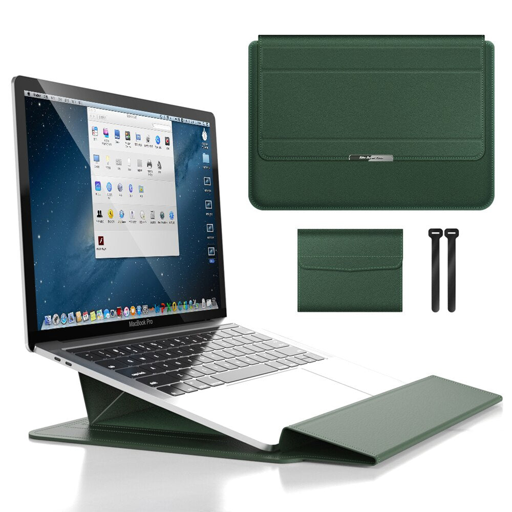 Versatile 3-in-1 Laptop Bag with Stand and Pocket - Luxicro