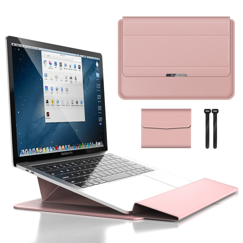 Versatile 3-in-1 Laptop Bag with Stand and Pocket