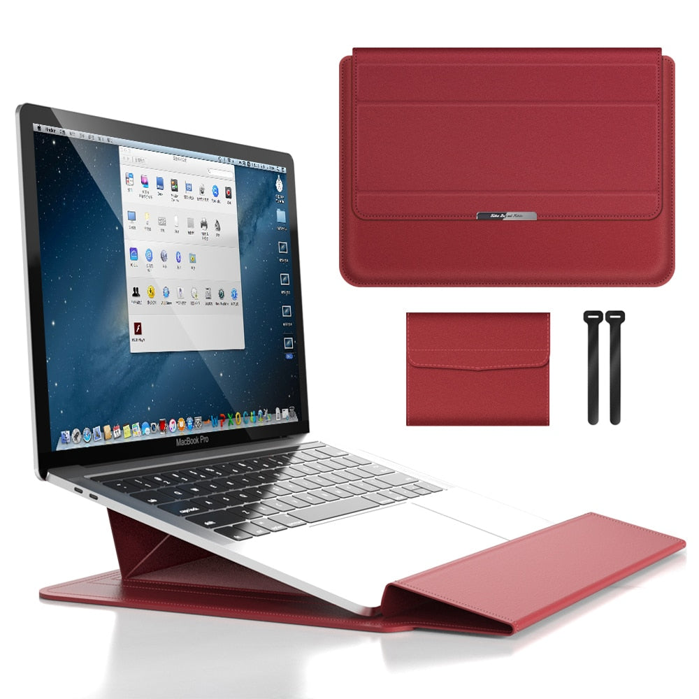 Versatile 3-in-1 Laptop Bag with Stand and Pocket