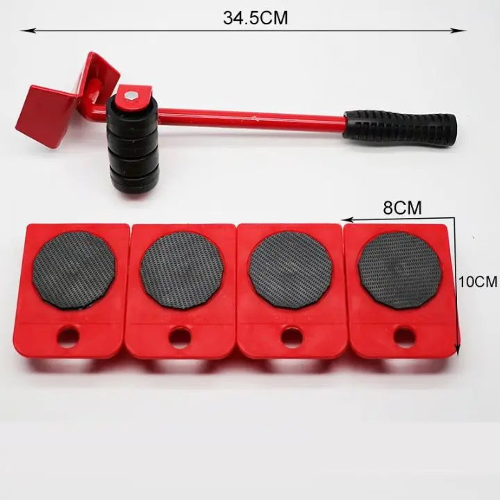Furniture Mover Slider Kit with Smooth Wheels