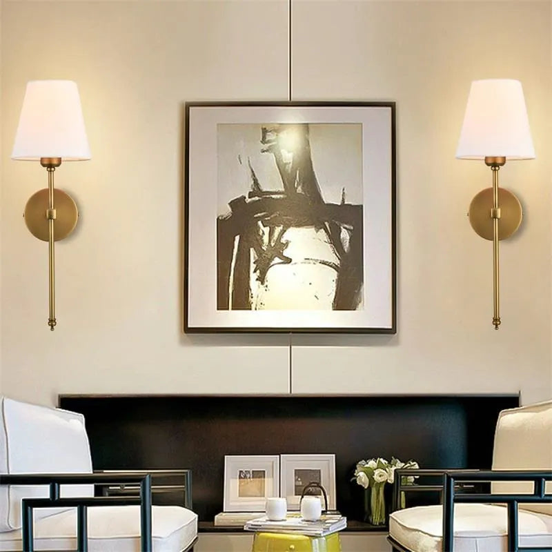 Warm Traditional LED Wall Sconce American Style - Luxicro