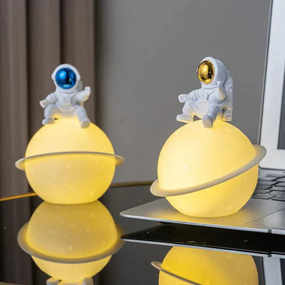 Colorful Space Decor Night Light Figurine