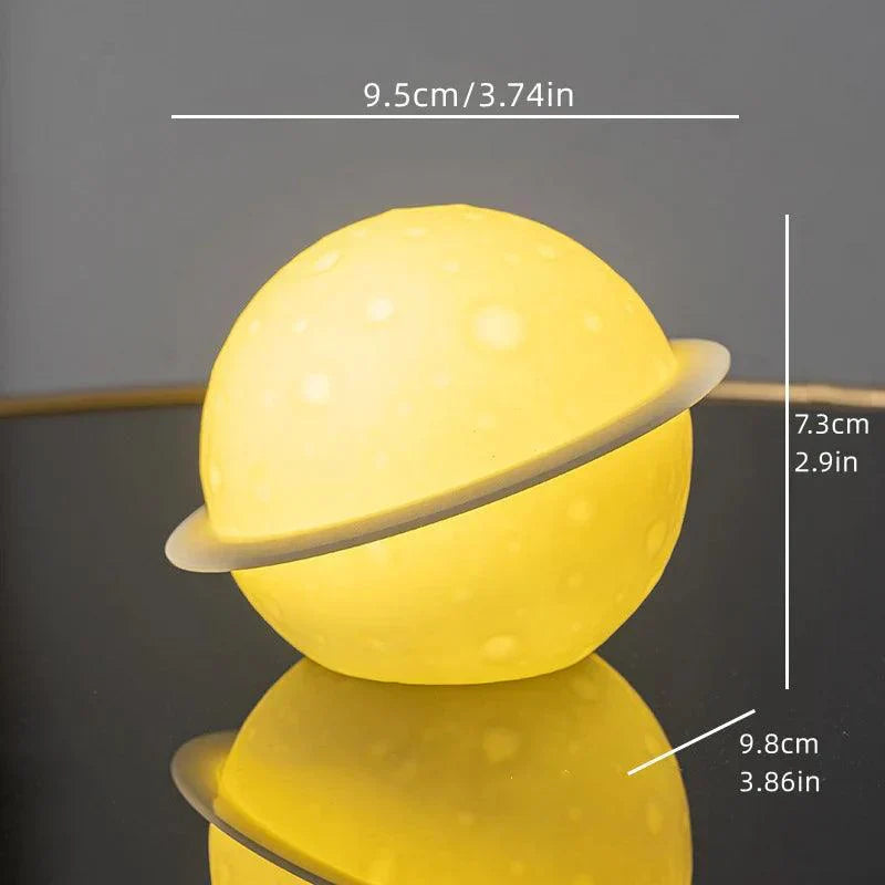 Colorful Space Decor Night Light Figurine