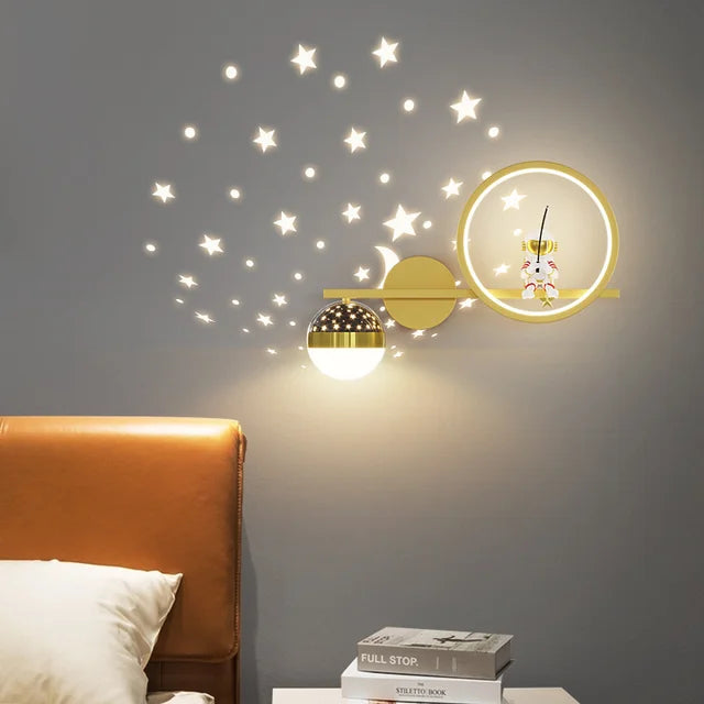 Cozy Childrens Bedroom Lamp Soft Lighting