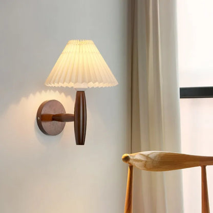 Rustic Wood Wall Lamp For Living Room - Luxicro