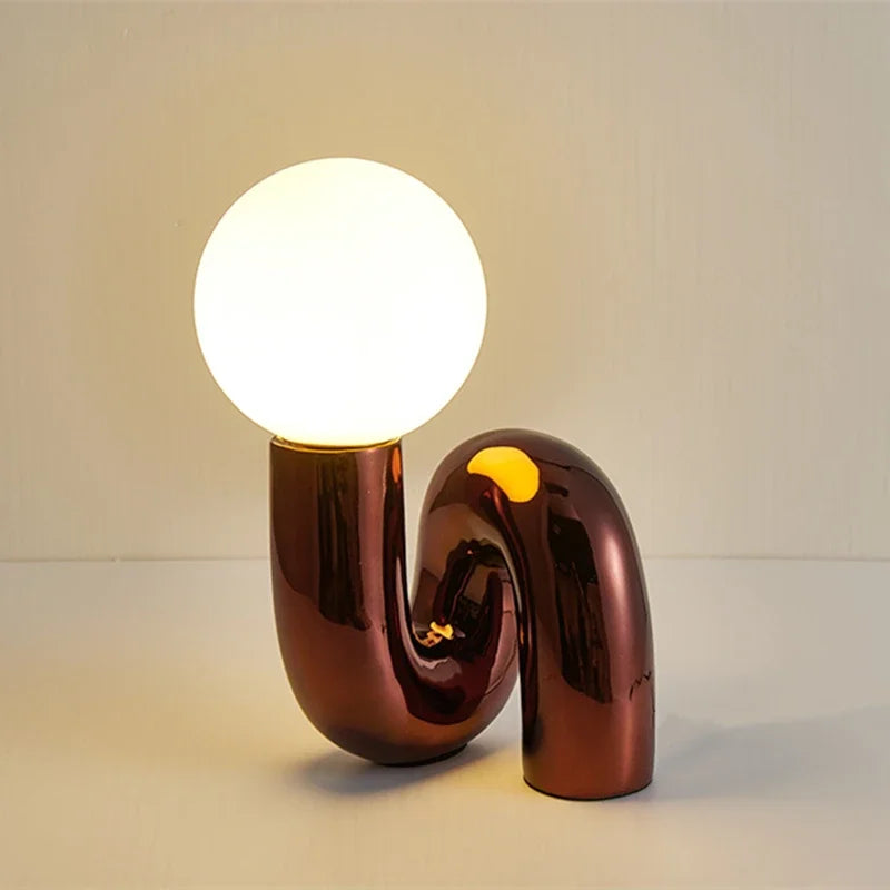 Beautiful Clear Glass Table Lamp - Luxicro