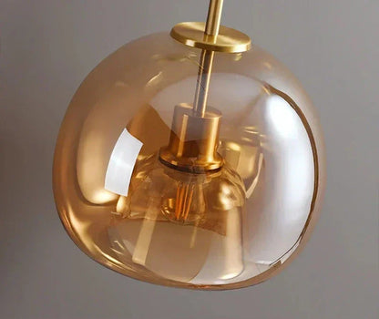 Simple Elegant Glass Ceiling Lamp
