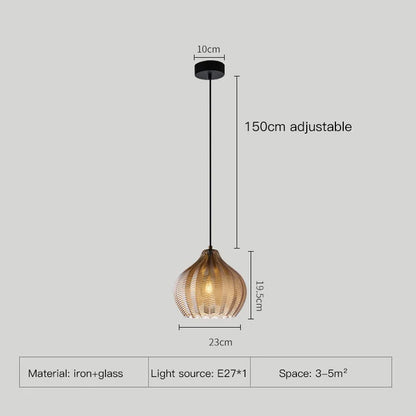 Stylish Glass Hanging Light Fixtures