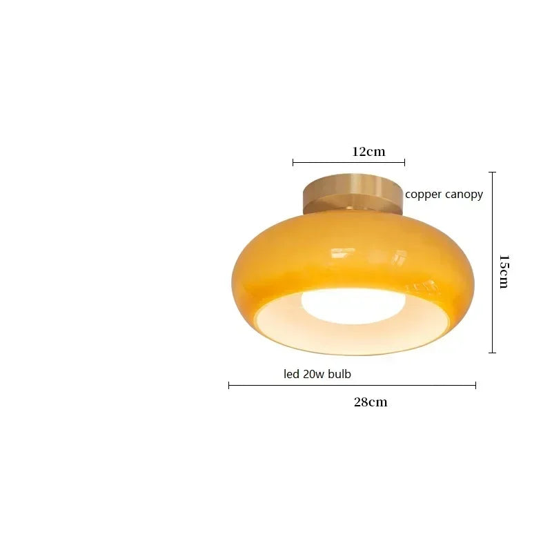 Contemporary Glass LED Hanging Light Fixtures