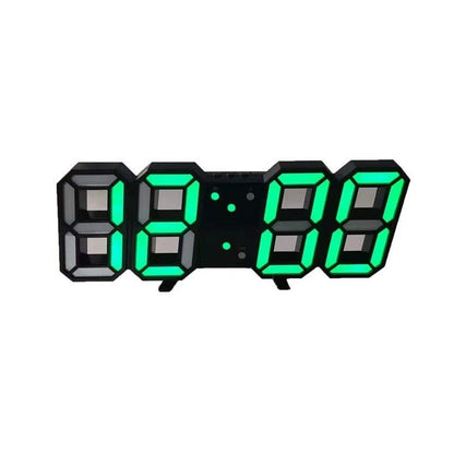 Contemporary LED Wall Clock with Adjustable Light