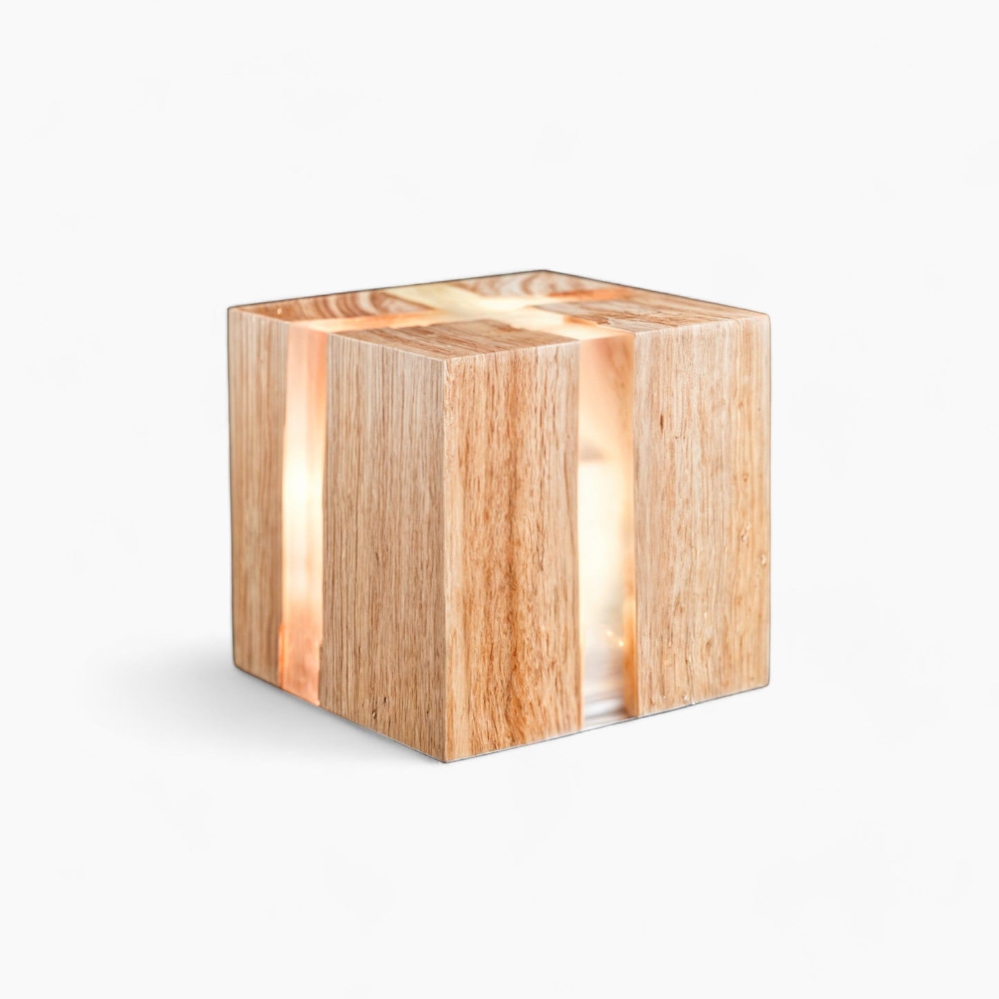 Warm LED Wooden Table Lamp - Luxicro