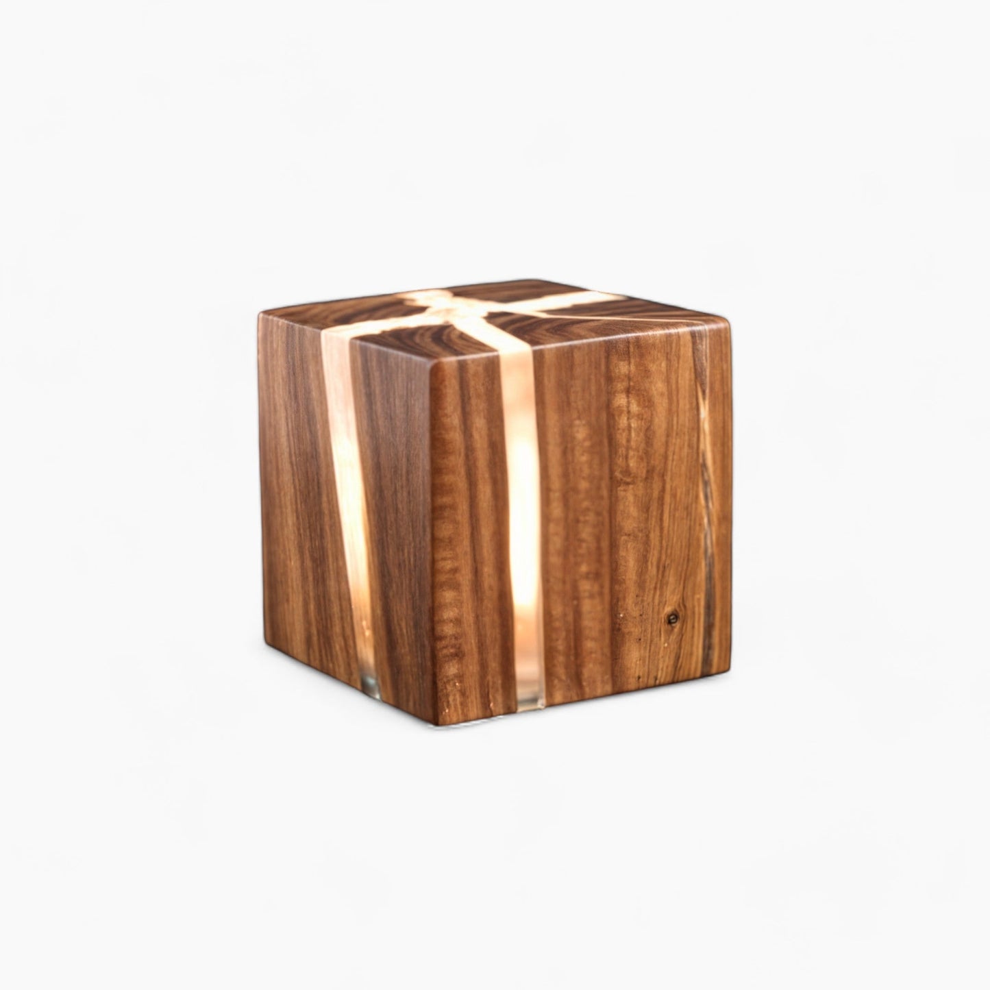 Warm LED Wooden Table Lamp