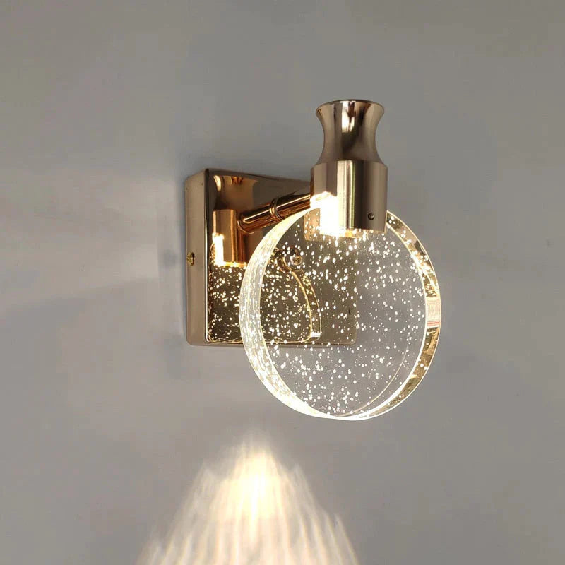 Elegant Glass LED Wall Light for Home - Luxicro