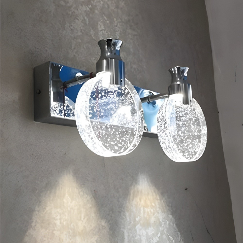 Elegant Glass LED Wall Light for Home