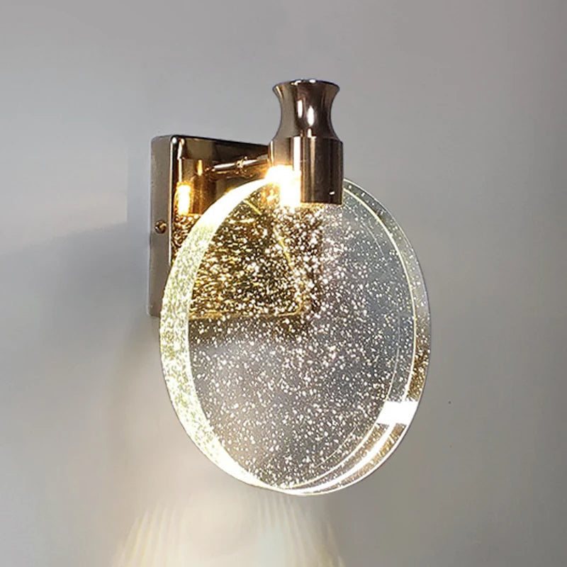 Contemporary Round LED Outdoor Wall Lamp