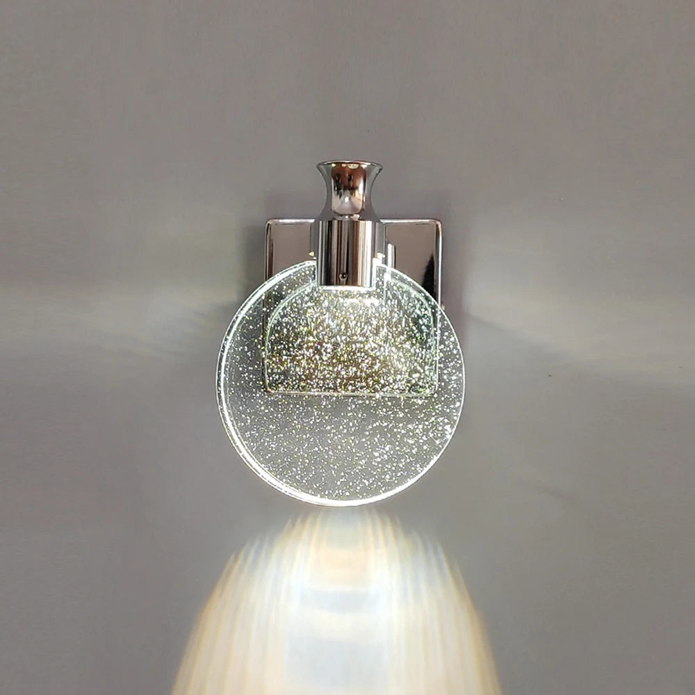 Contemporary Round LED Outdoor Wall Lamp