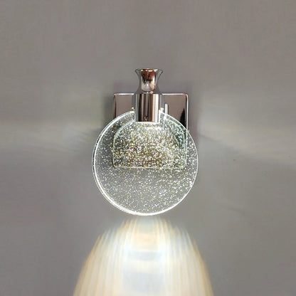 Contemporary Round LED Outdoor Wall Lamp