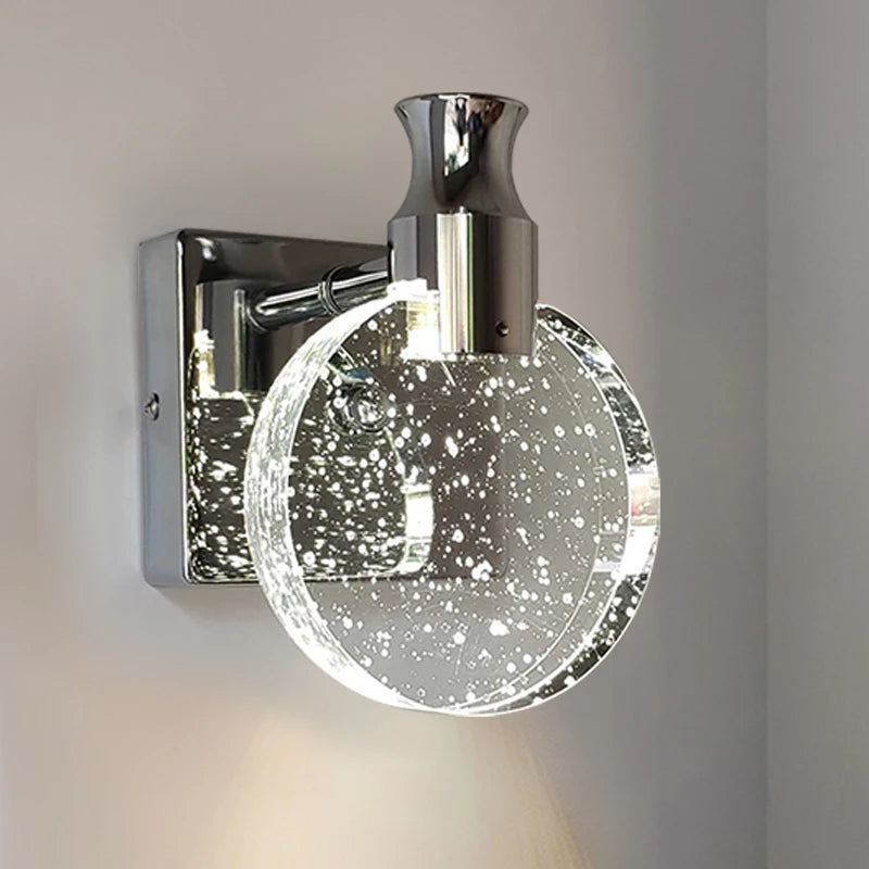 Contemporary Round LED Outdoor Wall Lamp