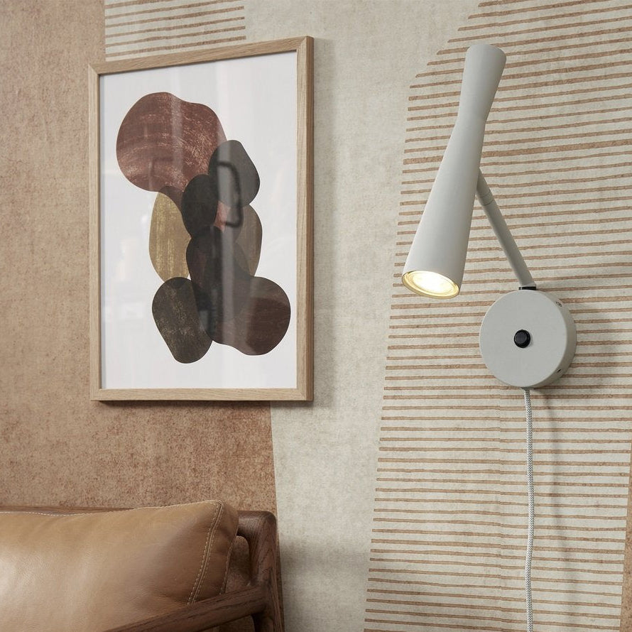 Stylish Grey Metal Wall Light - Luxicro