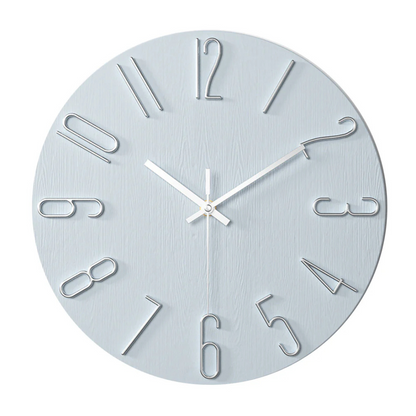 Silent Modern Entryway Wall Clock