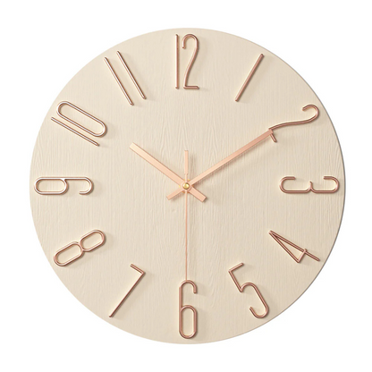 Silent Modern Entryway Wall Clock