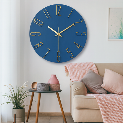 Silent Modern Entryway Wall Clock - Luxicro