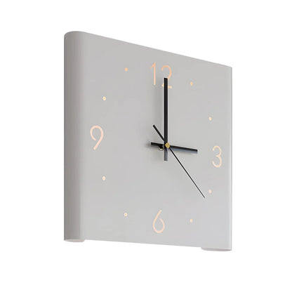 Sleek Digital Wall Clock with Automatic Night Light - Luxicro
