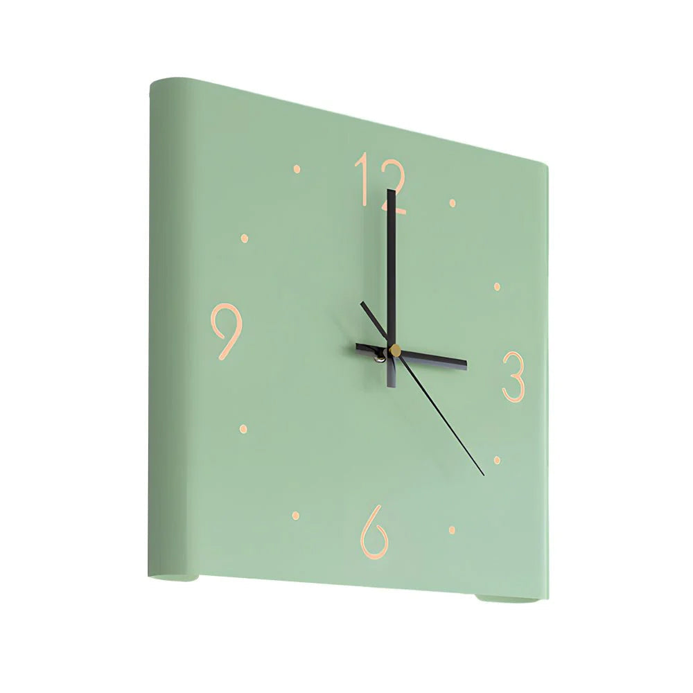 Sleek Digital Wall Clock with Automatic Night Light