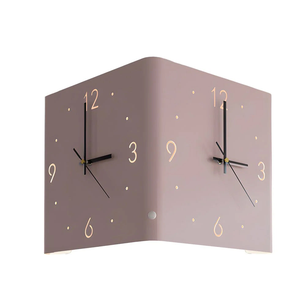 Sleek Digital Wall Clock with Automatic Night Light