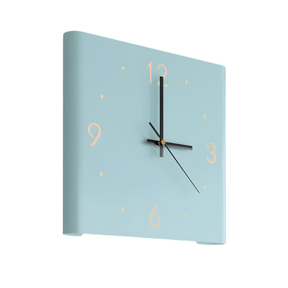 Sleek Digital Wall Clock with Automatic Night Light