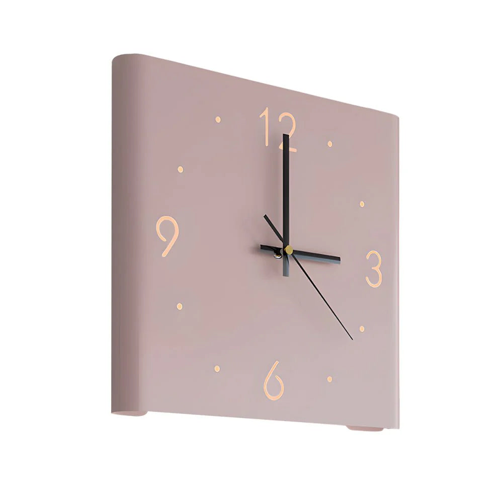 Sleek Digital Wall Clock with Automatic Night Light